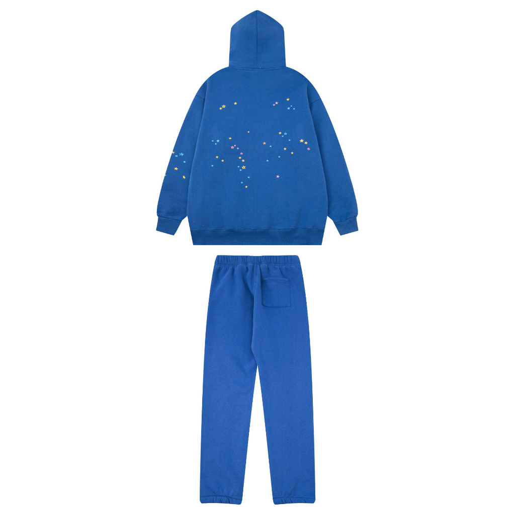 Sp5der Tracksuit Blue
