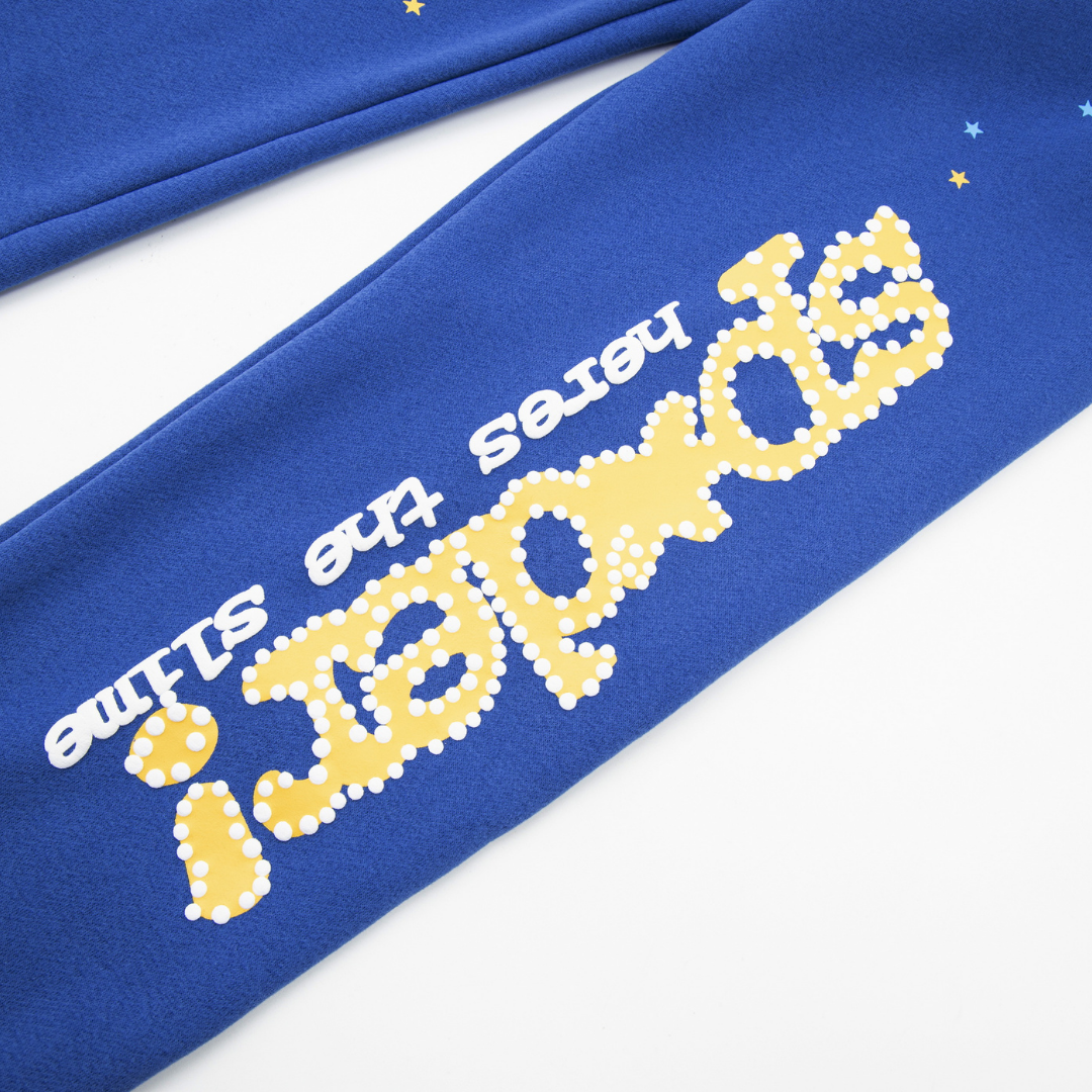 Sp5der Tracksuit Blue