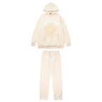 Sp5der Tracksuit Beige