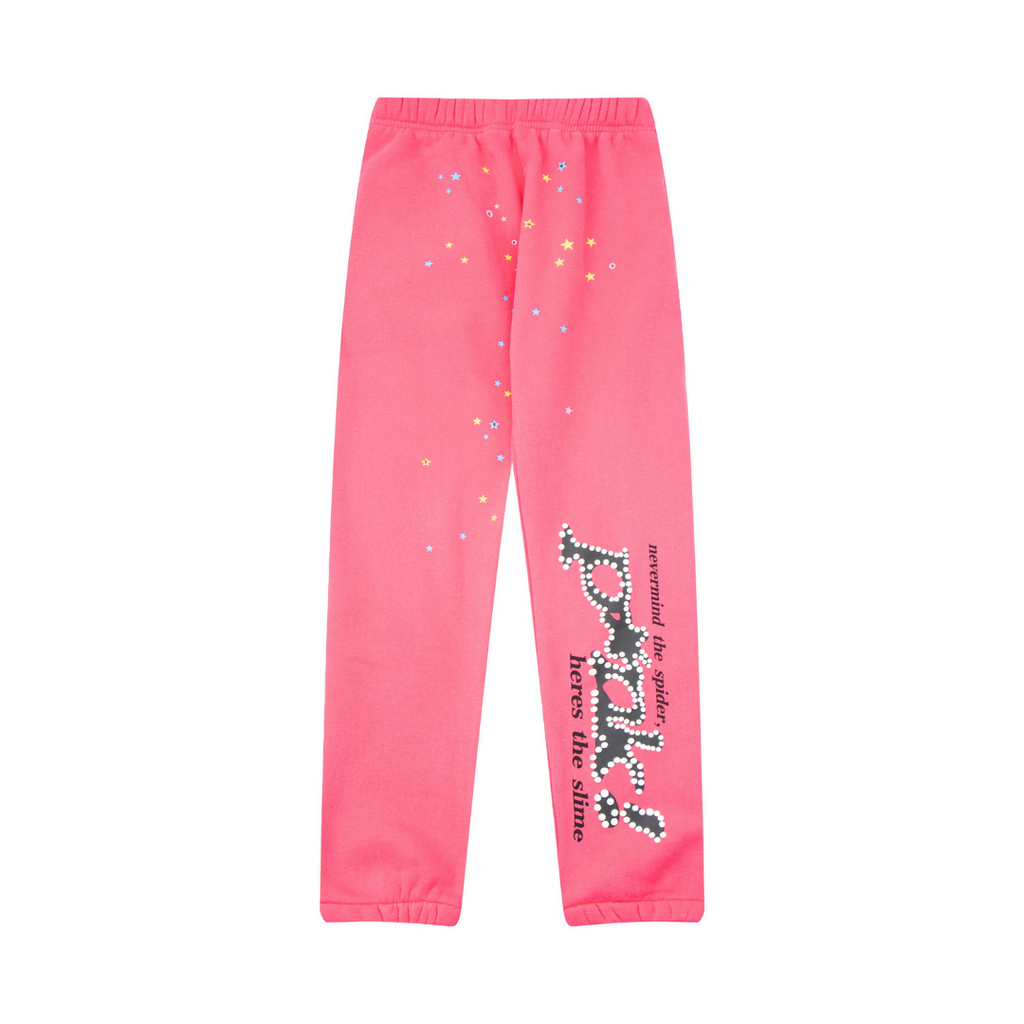 Sp5der Tracksuit Pink
