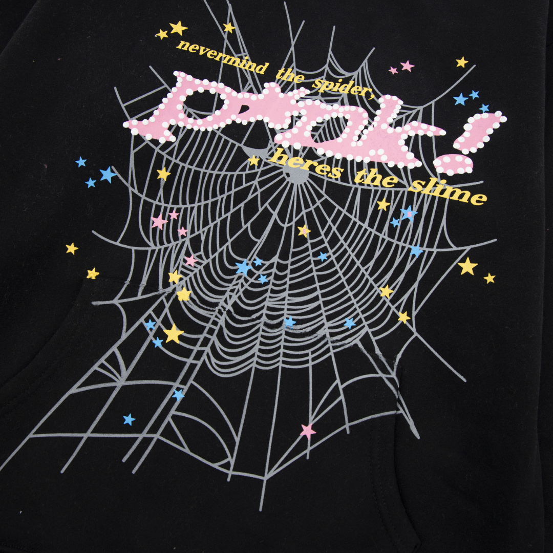 Sp5der Tracksuit Black