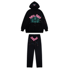 Sp5der Tracksuit Black