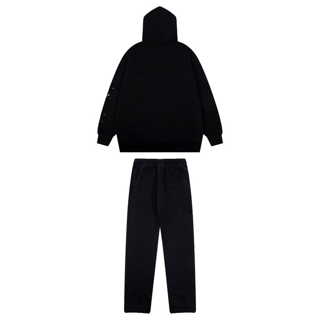 Sp5der Tracksuit Black